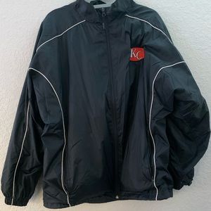 Black KC Windbreaker